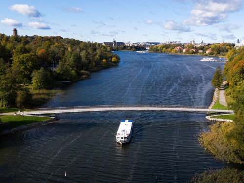 Gångbro Rostfri Duplex Folke Bernadottes Bro Stockholm