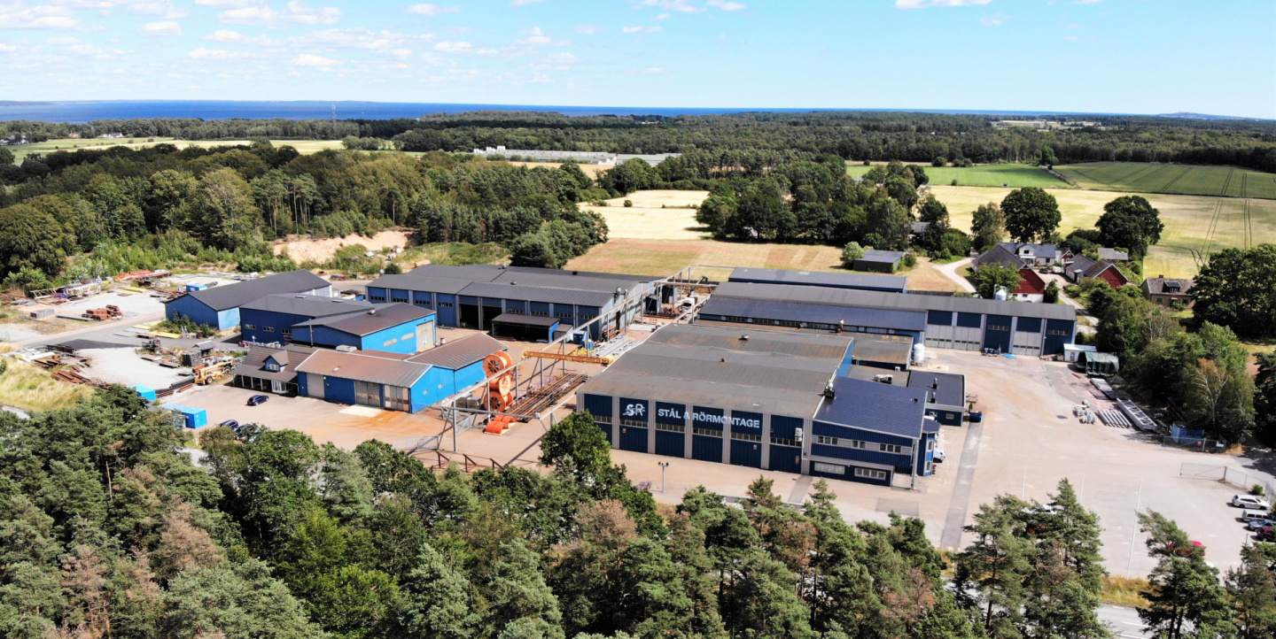 Våra lokaler i Sölvesborg Stål och Rörmontage Sölvesborg
